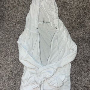 Calvin Klein Performance Textured White Hoodie